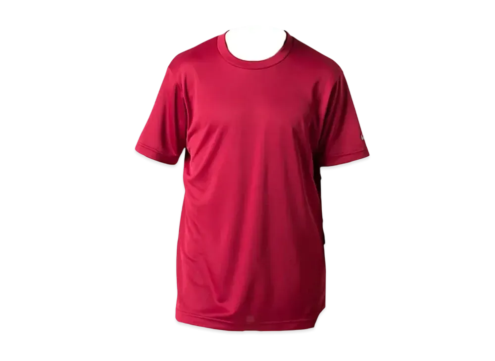 アシックス ショートスリーブトップ "エンジ"