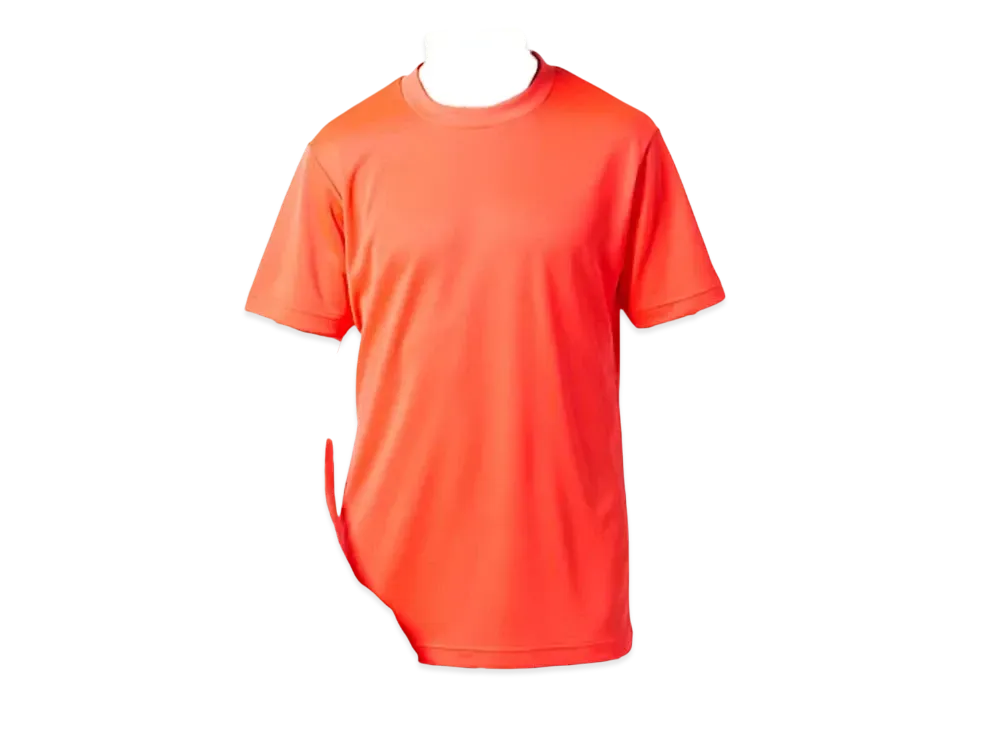 アシックス ショートスリーブトップ "フラッシュコーラル"