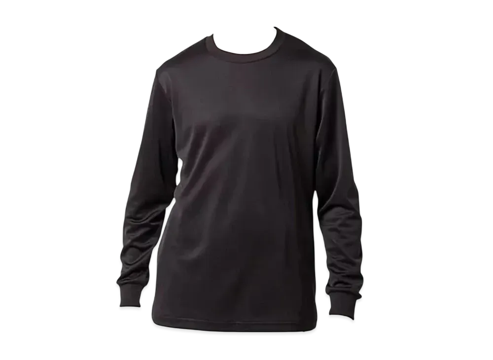 アシックス ロングスリーブトップ "ブラック"