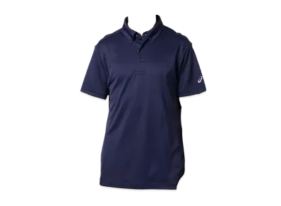 Asics Button Down Polo Shirt "Navy"
