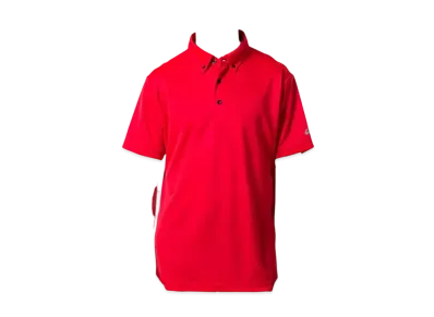 Asics Button Down Polo Shirt "Red"