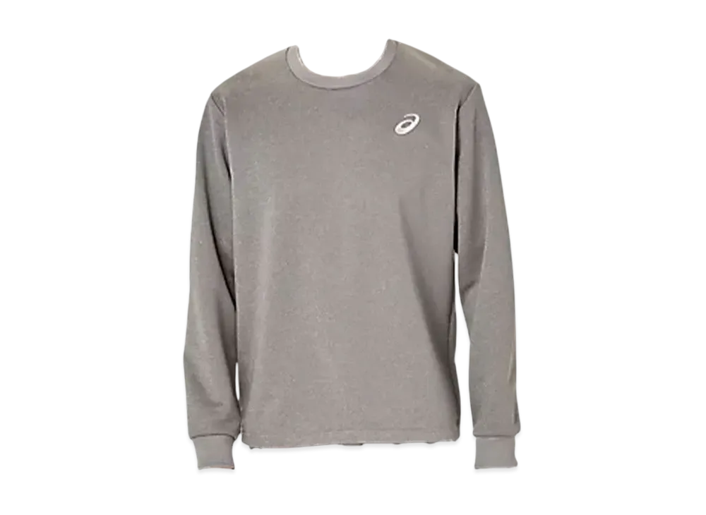 アシックス スウェットクルートップ "シートロックヘザー"