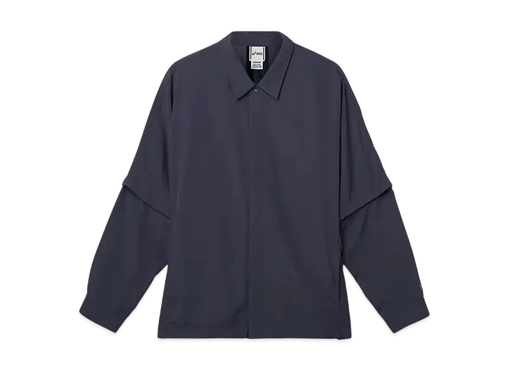 Asics Detachable Shirt Jacket "Olive Grey"