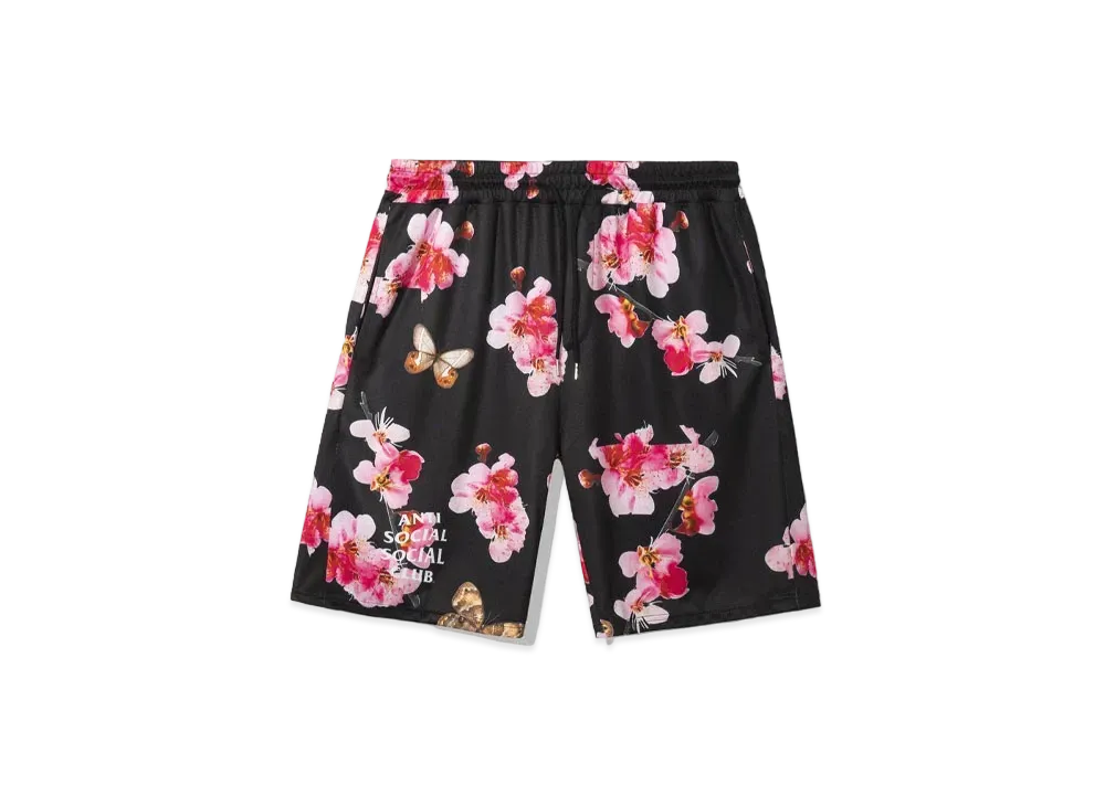 ANTI SOCIAL SOCIAL CLUB Be My Butterfly Mesh Shorts "Black"