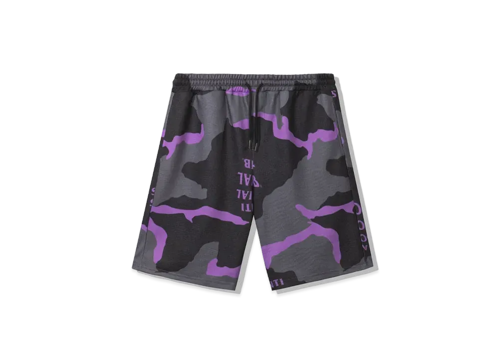 ANTI SOCIAL SOCIAL CLUB Cotton Candy Camo Shorts "Black"