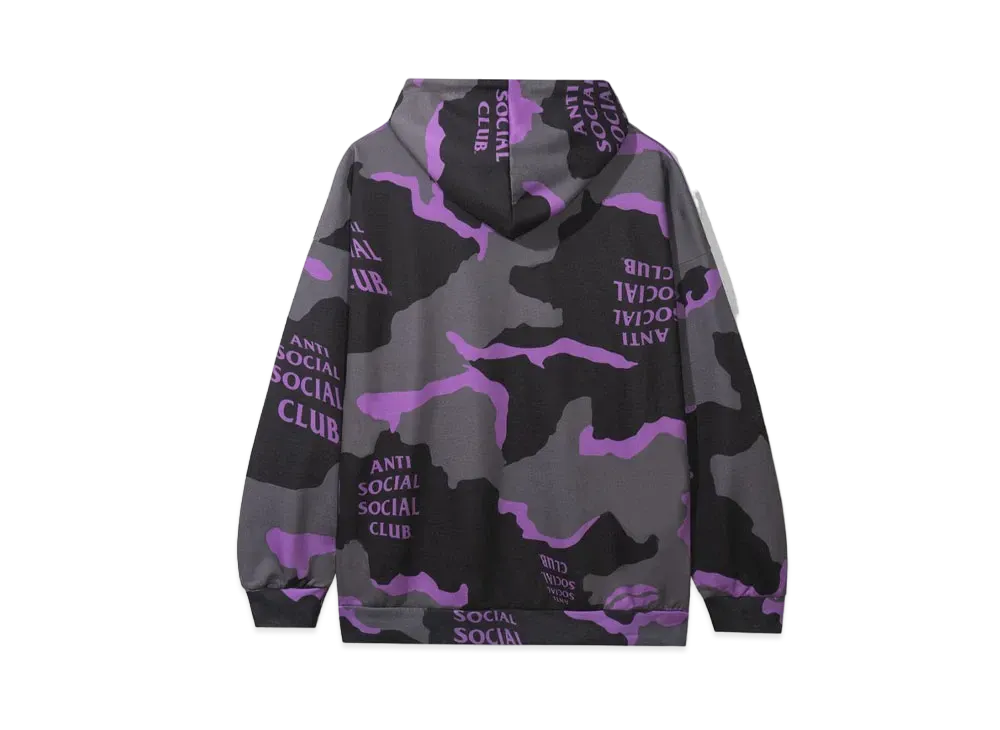 ANTI SOCIAL SOCIAL CLUB Cotton Candy Camo Hoodie "Black"