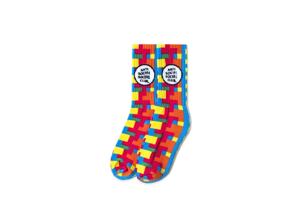 ANTI SOCIAL SOCIAL CLUB Static Socks "Rainbow"