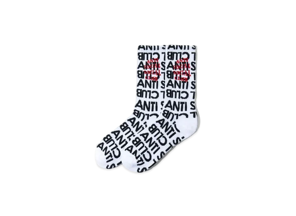 ANTI SOCIAL SOCIAL CLUB Rich Italian Socks "White"