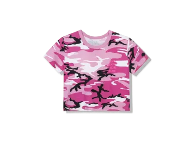 ANTI SOCIAL SOCIAL CLUB Geenie Camo Womens Crop Top "Pink"