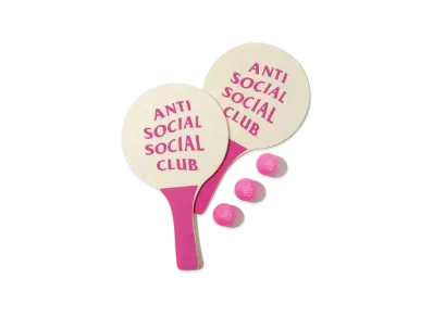 ANTI SOCIAL SOCIAL CLUB Ding Dong - Smash Ball Paddle Set "Pink"