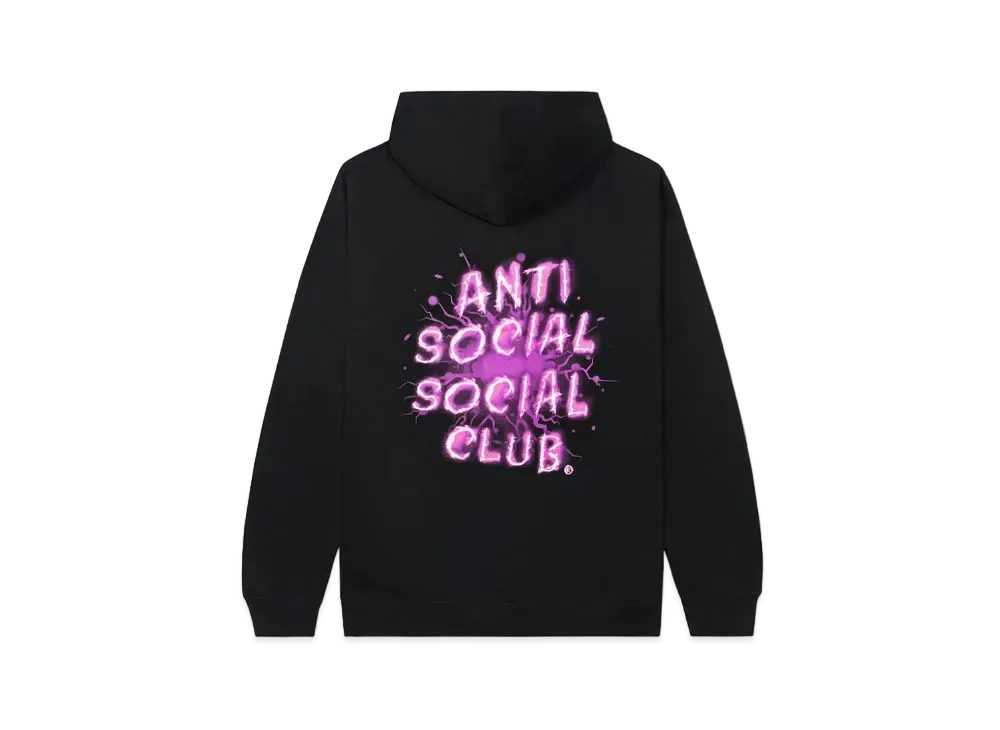 ANTI SOCIAL SOCIAL CLUB I See Splash Black Hoodie "Pink"