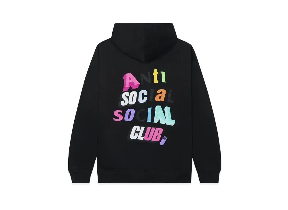 ANTI SOCIAL SOCIAL CLUB The Real Me Hoodie "Black"