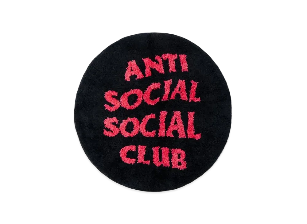 ANTI SOCIAL SOCIAL CLUB No Shoes Inside Rug "Black"