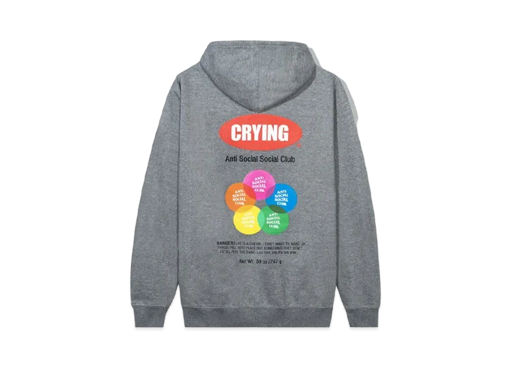 ANTI SOCIAL SOCIAL CLUB Toy With Me Hoodie "Gray"