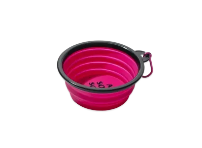 ANTI SOCIAL SOCIAL CLUB Puppy Dog Eyes - Dog Pop Up Water Bowl "Pink"