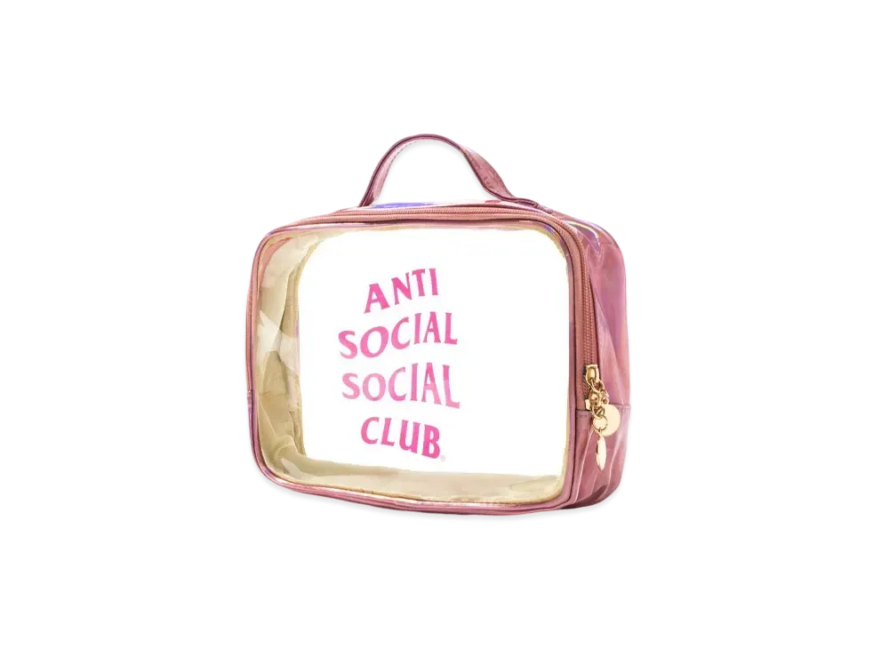 ANTI SOCIAL SOCIAL CLUB Clear Carrier Bag "Pink"