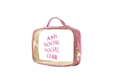 ANTI SOCIAL SOCIAL CLUB Clear Carrier Bag "Pink"