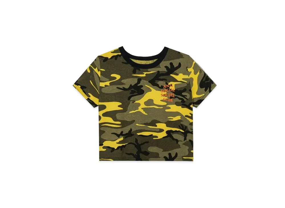 ANTI SOCIAL SOCIAL CLUB Geenie Womens Crop Top "Yellow"