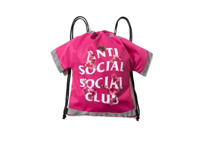 ANTI SOCIAL SOCIAL CLUB Cute AF - Drawstring Bag "Pink"