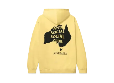 ANTI SOCIAL SOCIAL CLUB Australia Hoodie "Yellow"