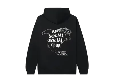 ANTI SOCIAL SOCIAL CLUB North America Hoodie "Black"