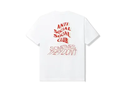 ANTI SOCIAL SOCIAL CLUB Sometimes They Don't Tee "White"