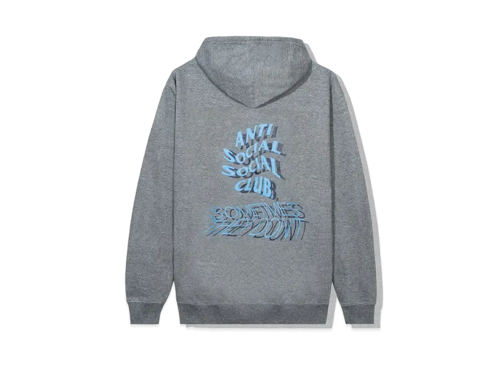 ANTI SOCIAL SOCIAL CLUB Sometimes They Dont Hoodie "Blue"
