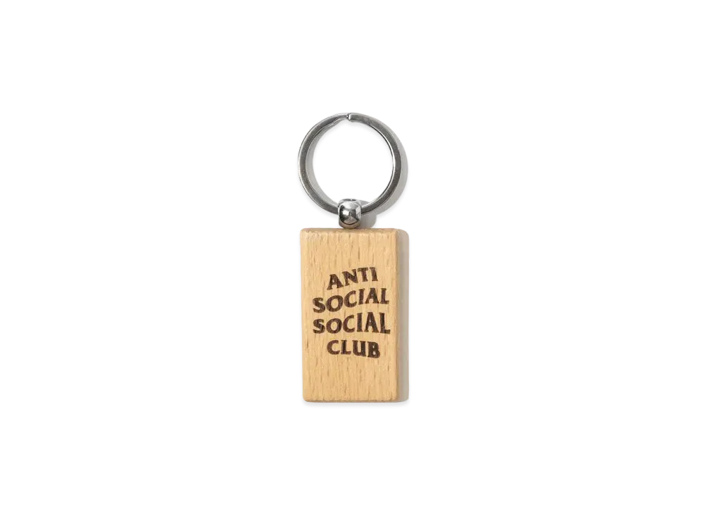 ANTI SOCIAL SOCIAL CLUB Charmed Keychain "Beige"