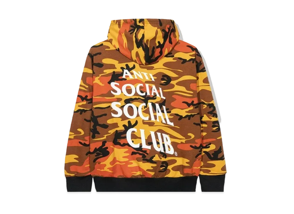 ANTI SOCIAL SOCIAL CLUB True Colors Orange Hoodie "Camo" (FW20)