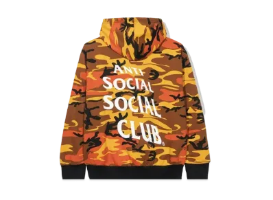 ANTI SOCIAL SOCIAL CLUB True Colors Orange Hoodie "Camo" (FW20)