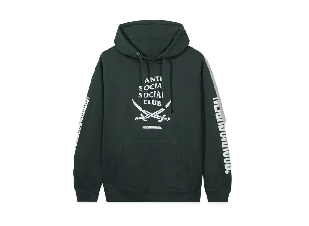 ANTI SOCIAL SOCIAL CLUB x Neighborhood 6IX Hoodie Hoodie "Green" (FW20)