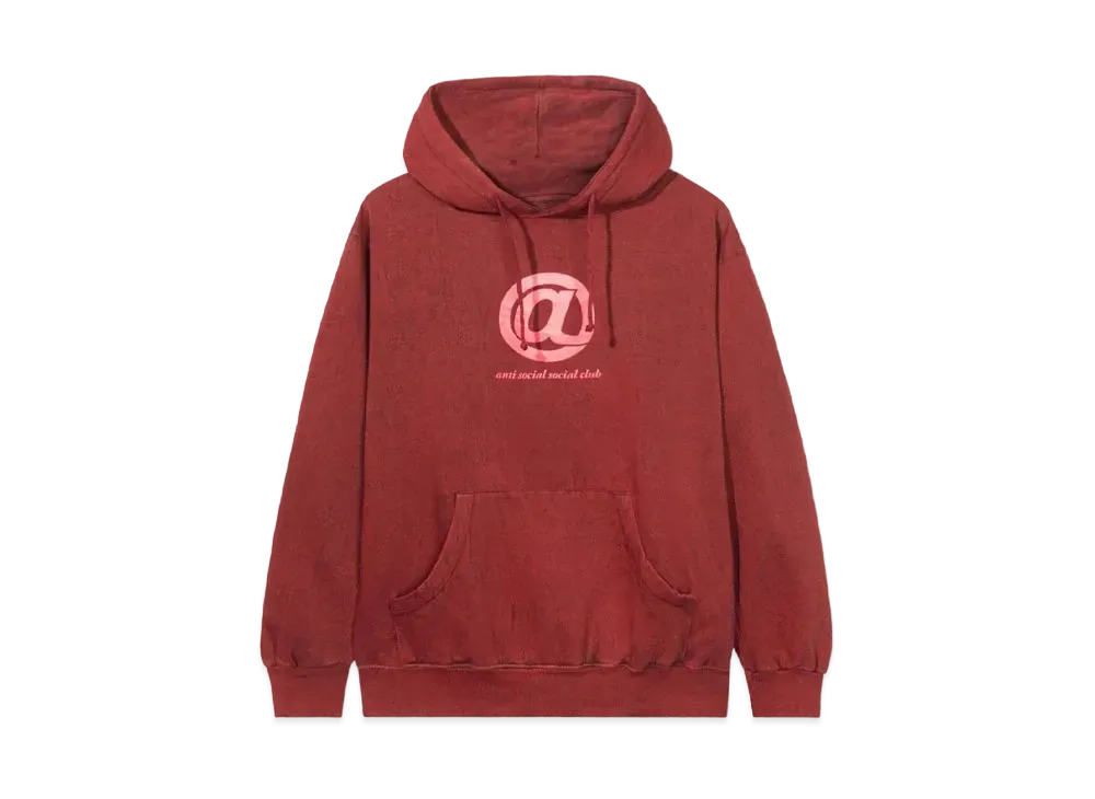 ANTI SOCIAL SOCIAL CLUB Don't Hoodie "Red" (FW20)