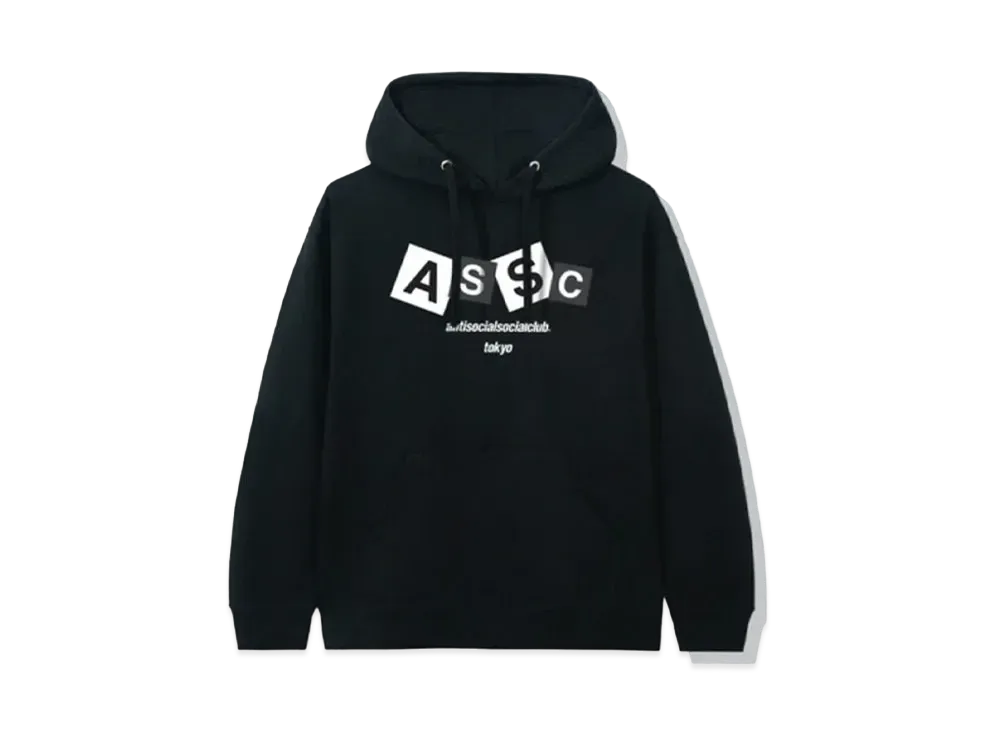 ANTI SOCIAL SOCIAL CLUB (Japan Only) Angel Hair Hoodie "Black" (FW20)