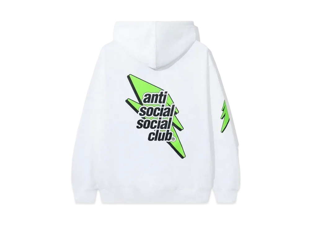 ANTI SOCIAL SOCIAL CLUB Careless Bolt Hoodie "White" (FW20)
