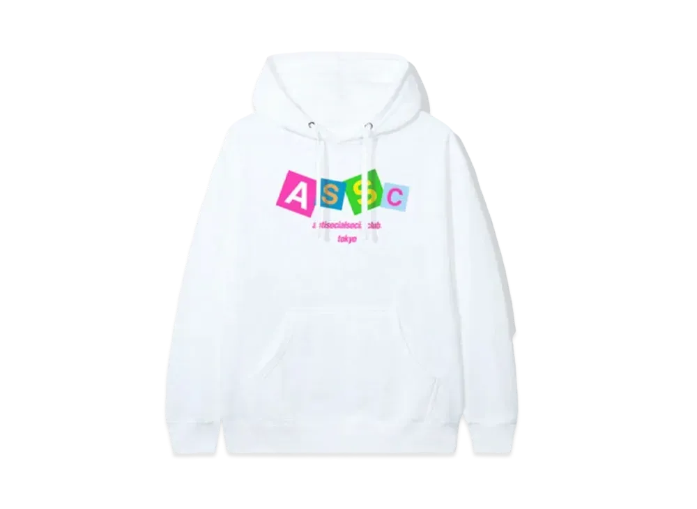 ANTI SOCIAL SOCIAL CLUB (Japan Only) Angel Hair Hoodie "White" (FW20)