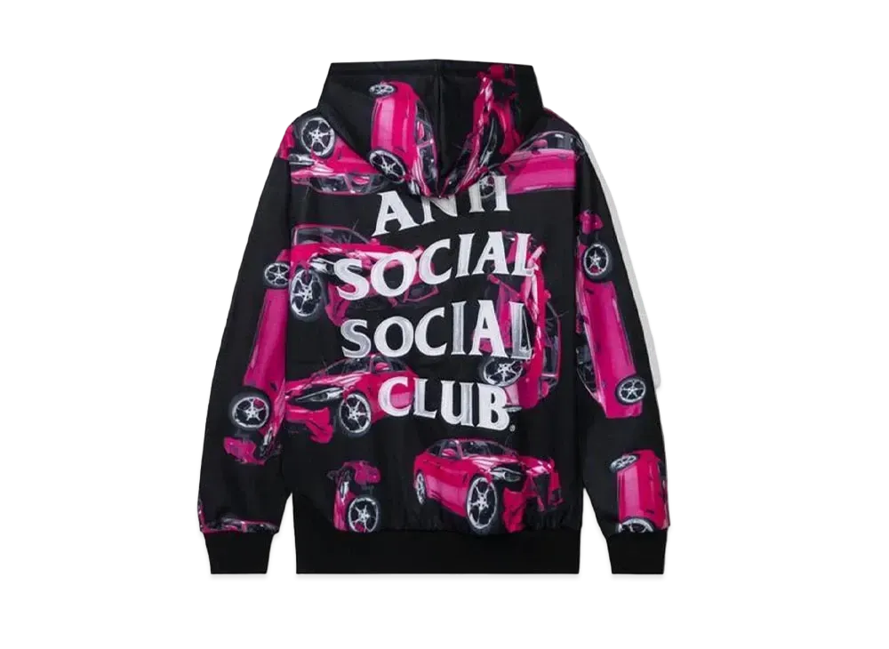 ANTI SOCIAL SOCIAL CLUB 3AM On Melrose All Over Hoodie "Black" (FW20)
