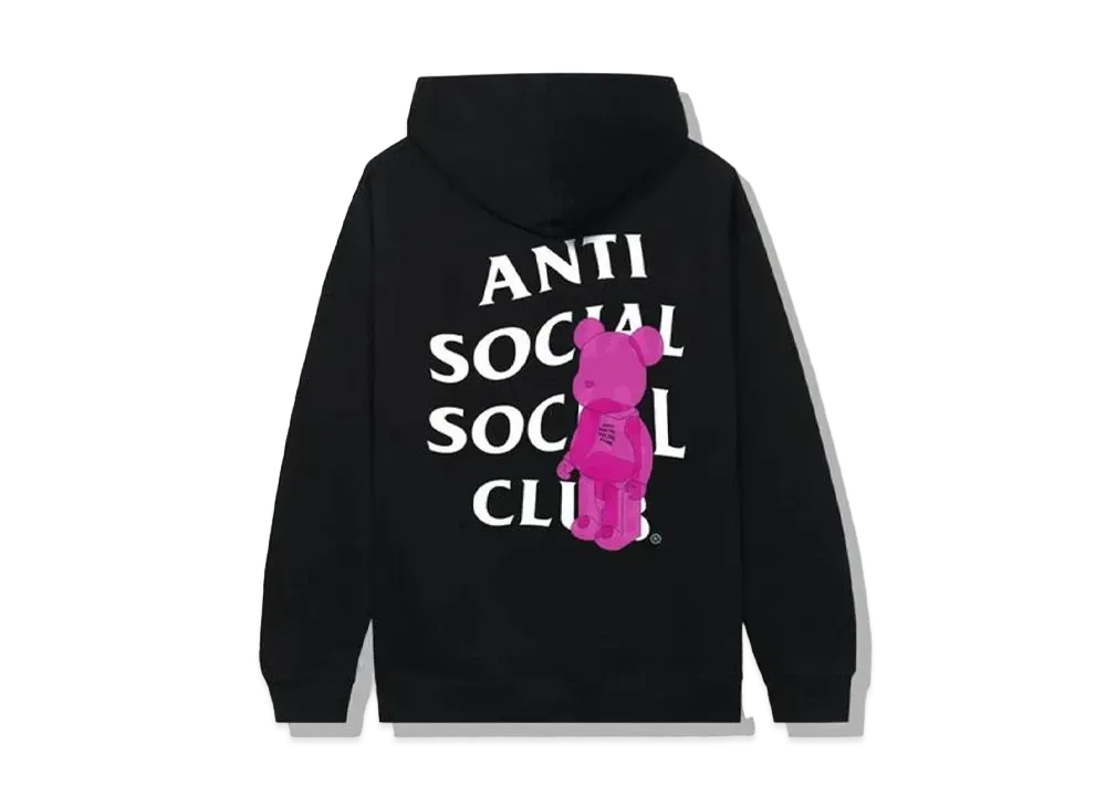 ANTI SOCIAL SOCIAL CLUB Bearbrick Hoodie "Black" (FW20)