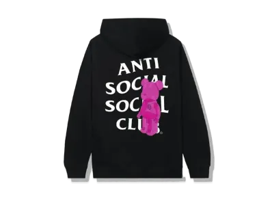 ANTI SOCIAL SOCIAL CLUB Bearbrick Hoodie "Black" (FW20)