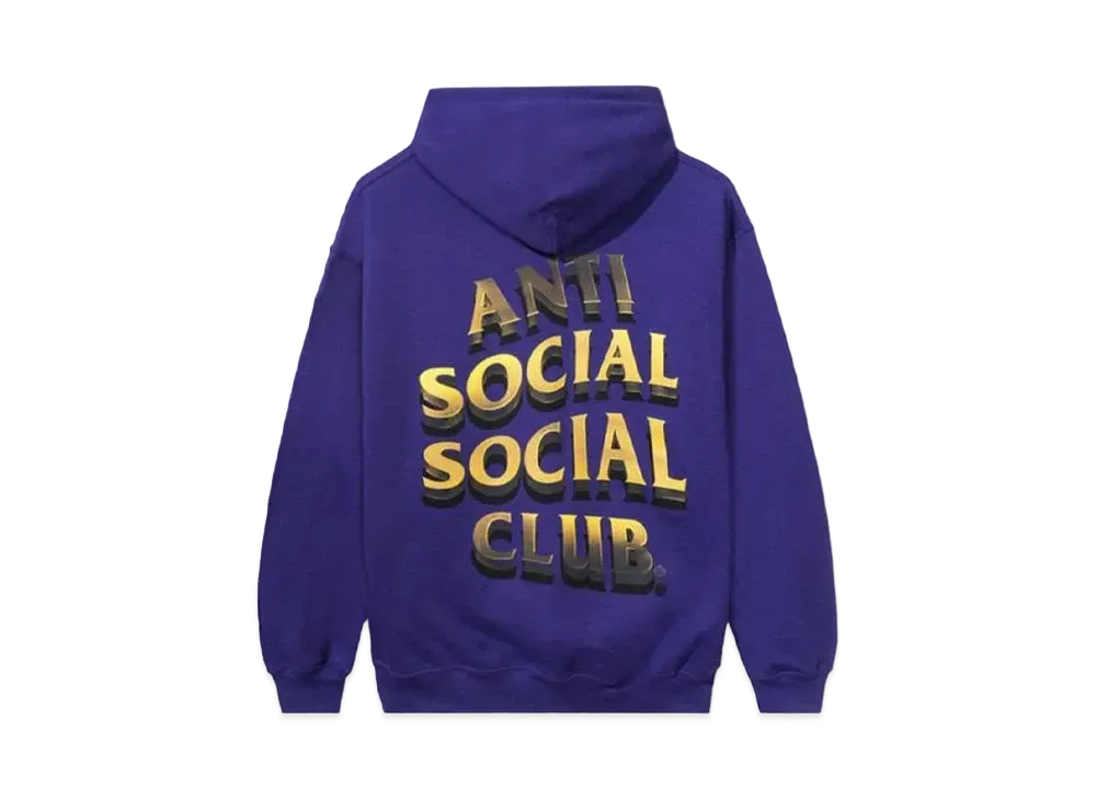 ANTI SOCIAL SOCIAL CLUB 747K Hoodie "Purple" (FW20)