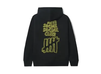 ANTI SOCIAL SOCIAL CLUB x Undefeated Hoodie "Black" (FW20)