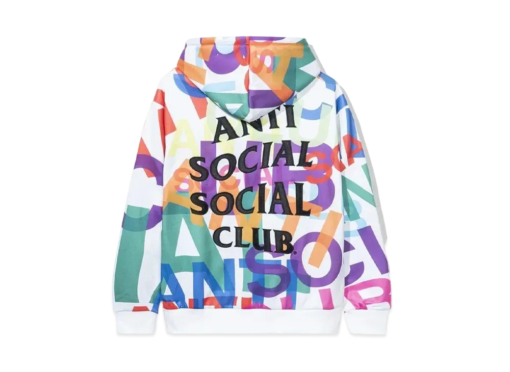 ANTI SOCIAL SOCIAL CLUB Headrush All Over Hoodie "White" (FW20)