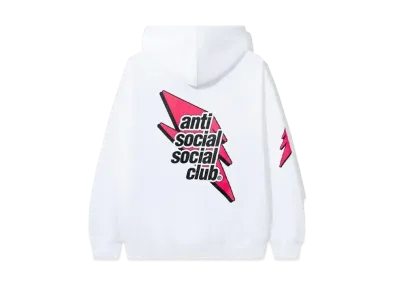 ANTI SOCIAL SOCIAL CLUB Careless Bolt Hoodie "White"/"Pink" (FW20)