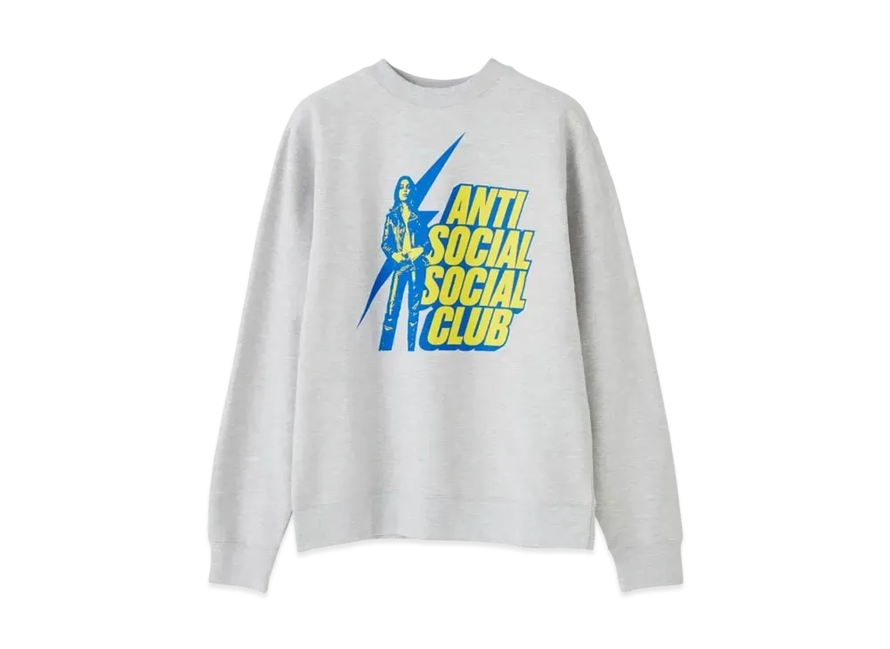 ANTI SOCIAL SOCIAL CLUB x Hysteric Glamour Sweatshirt "Heather Grey" (SS20)