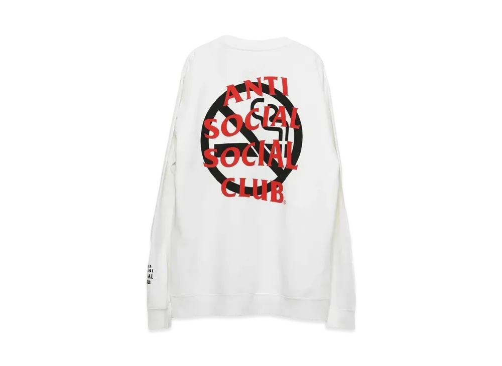 ANTI SOCIAL SOCIAL CLUB x FR2 Crewneck "White" (SS20)