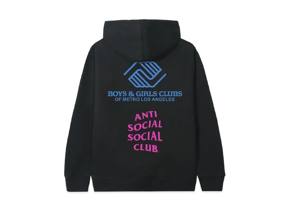 ANTI SOCIAL SOCIAL CLUB x BGCMLA Hoodie "Black" (SS20)