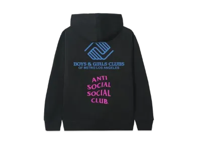ANTI SOCIAL SOCIAL CLUB x BGCMLA Hoodie "Black" (SS20)
