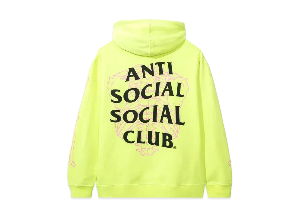 ANTI SOCIAL SOCIAL CLUB Car Underwater Hoodie Neon "Yellow" (SS20)