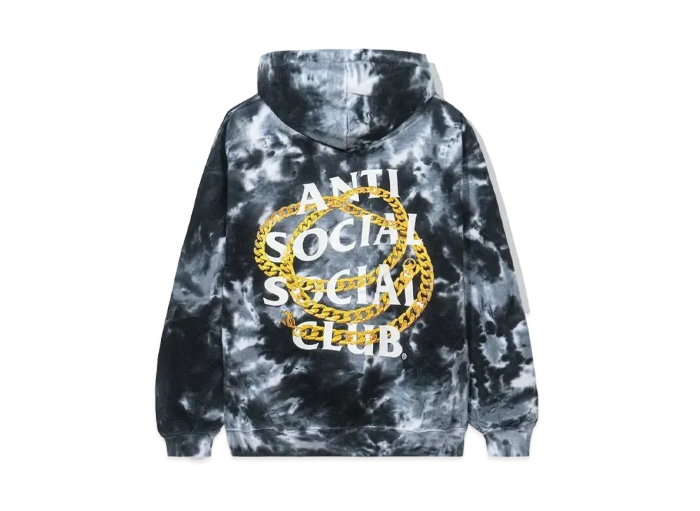 ANTI SOCIAL SOCIAL CLUB Good Hoodie Tie Dye "Black" (SS20)