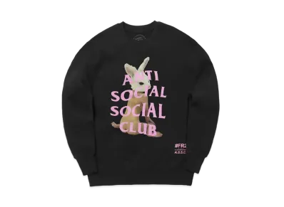 ANTI SOCIAL SOCIAL CLUB collaboration with #FR2 Crewneck Sweat "Black"