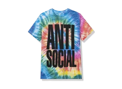 ANTI SOCIAL SOCIAL CLUB Heatwave Tee Tie Dye "Rainbow" (FW20)